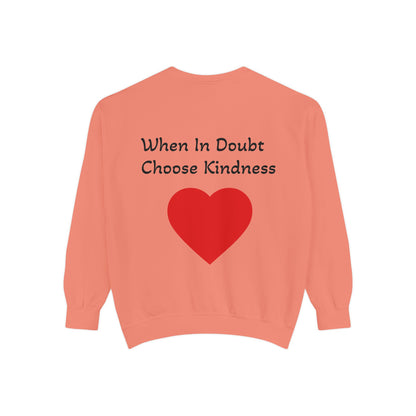 Be Kind Cozy Cotton Blend Sweatshirt – Relaxed & Thoughtful Fit - InspireWithPurpose
