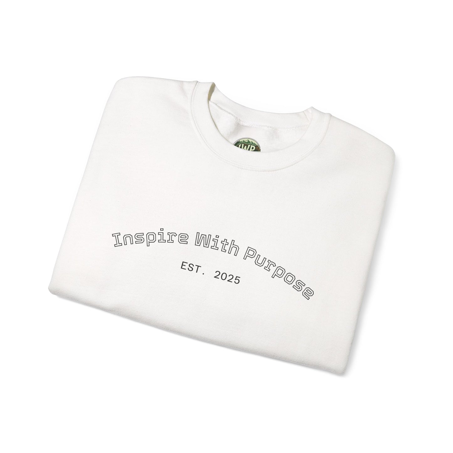 Crewneck Sweatshirt — “I Will Do It By Any Means Necessary” Motivational Back Print - InspireWithPurpose