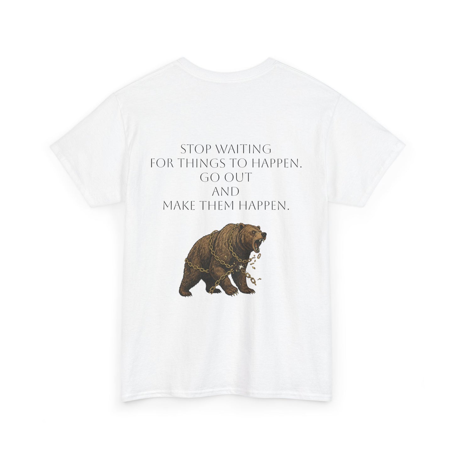 Purposeful Adventure Bear Tee - Vintage Inspired Cotton Comfort - InspireWithPurpose