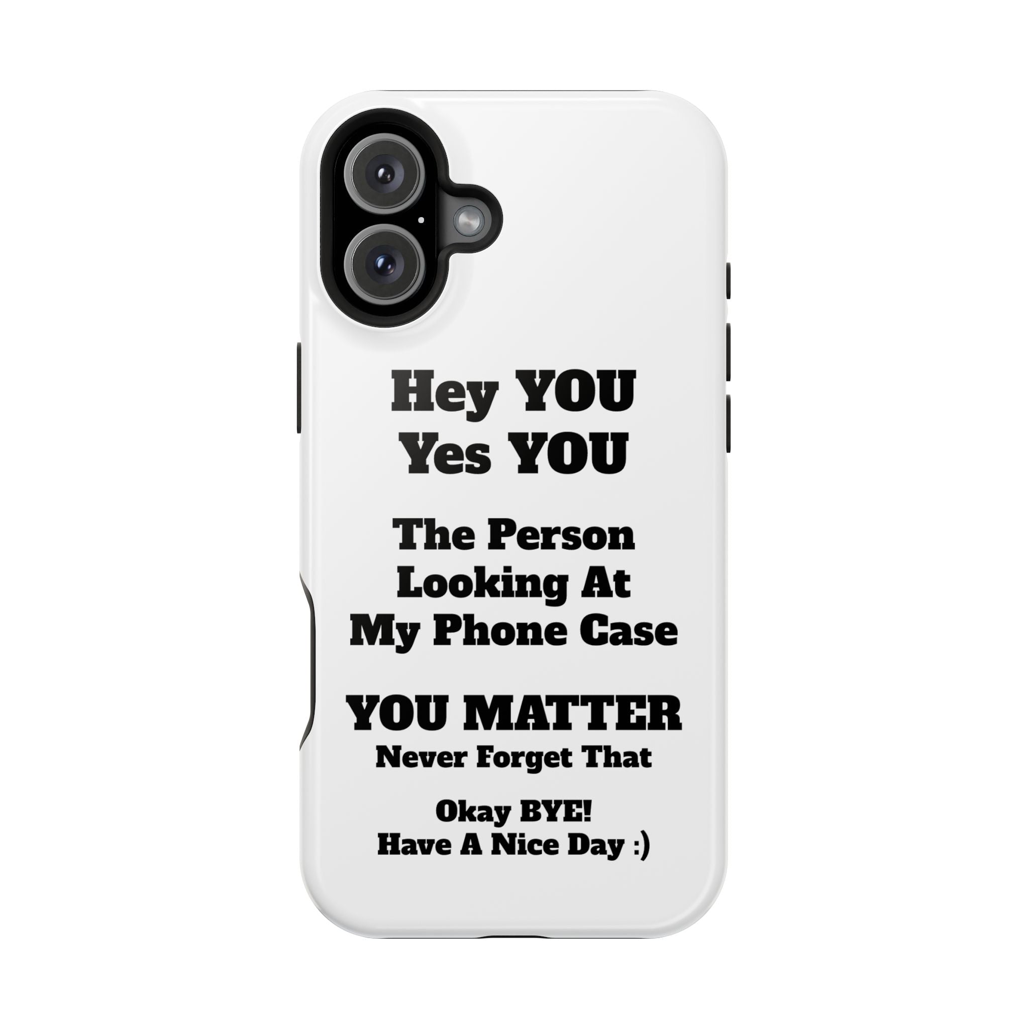 Affirmation iPhone Case — 'You Matter' Motivational Impact-Resistant Case - InspireWithPurpose