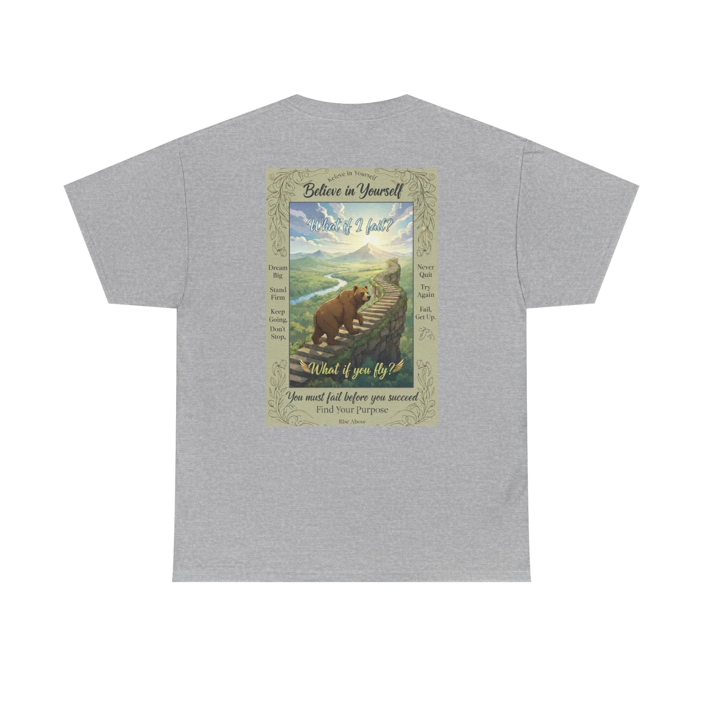 You Must Fail To Succeed Soft Comfy T-Shirt - InspireWithPurpose