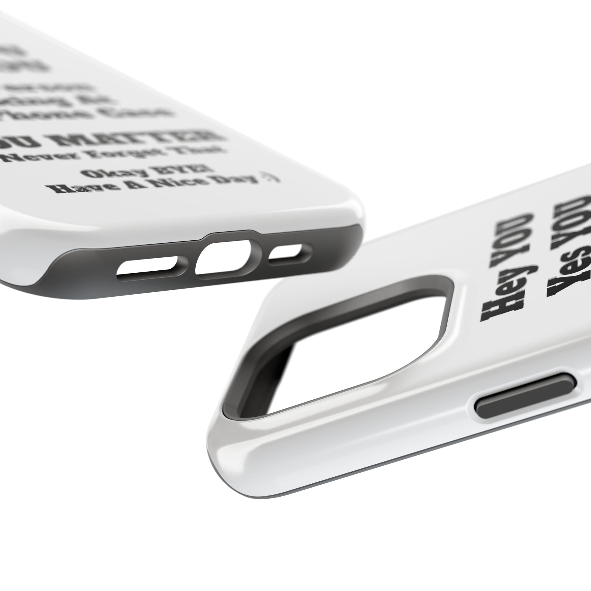 Affirmation iPhone Case — 'You Matter' Motivational Impact-Resistant Case