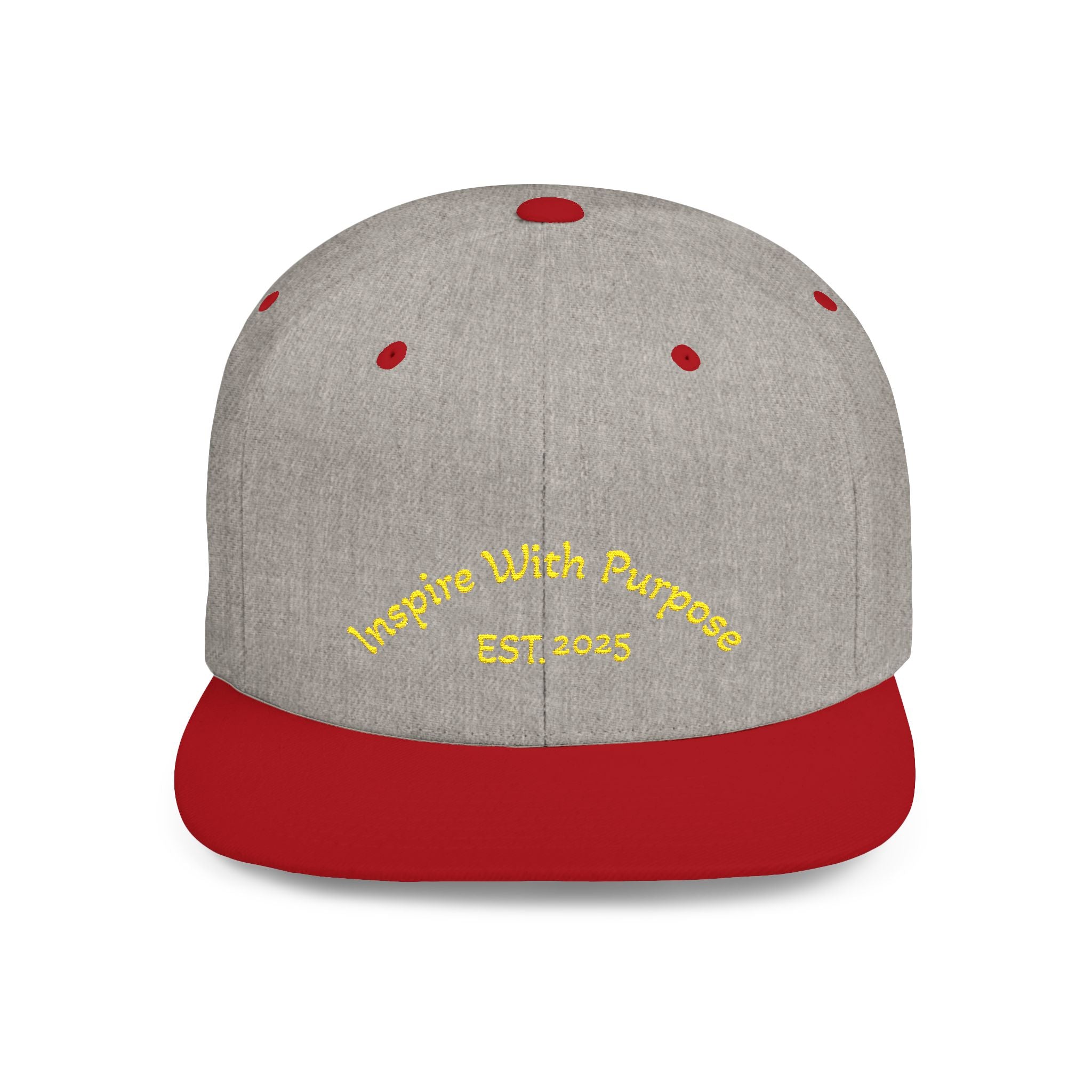 Flat Bill Snapback Hat — 