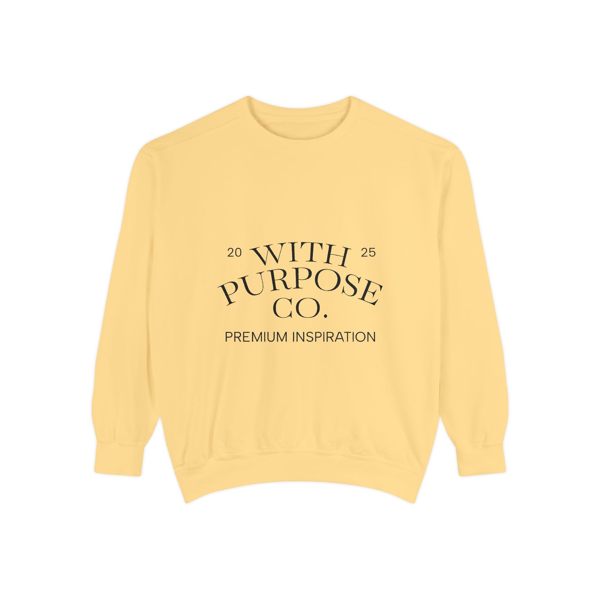Embroidered Luxe Comfort Cotton-Blend Sweatshirt - InspireWithPurpose