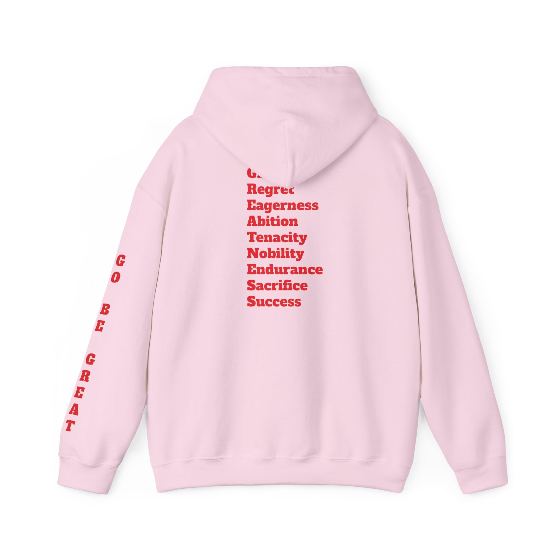 GREATNESS Heavyweight Motivational Hoodie with Engraved Mantra