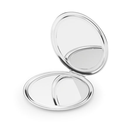 Elegance Pocket Mirror - Customizable Dual Glass Compact - InspireWithPurpose