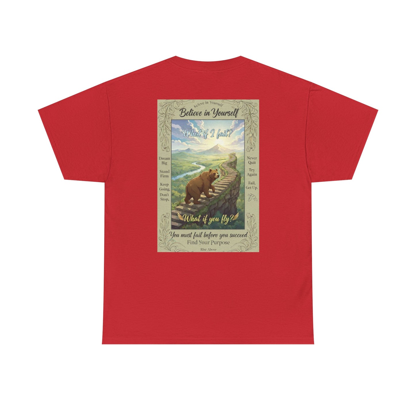 "What if I fail? What if You fly?" Soft Comfy T-Shirt