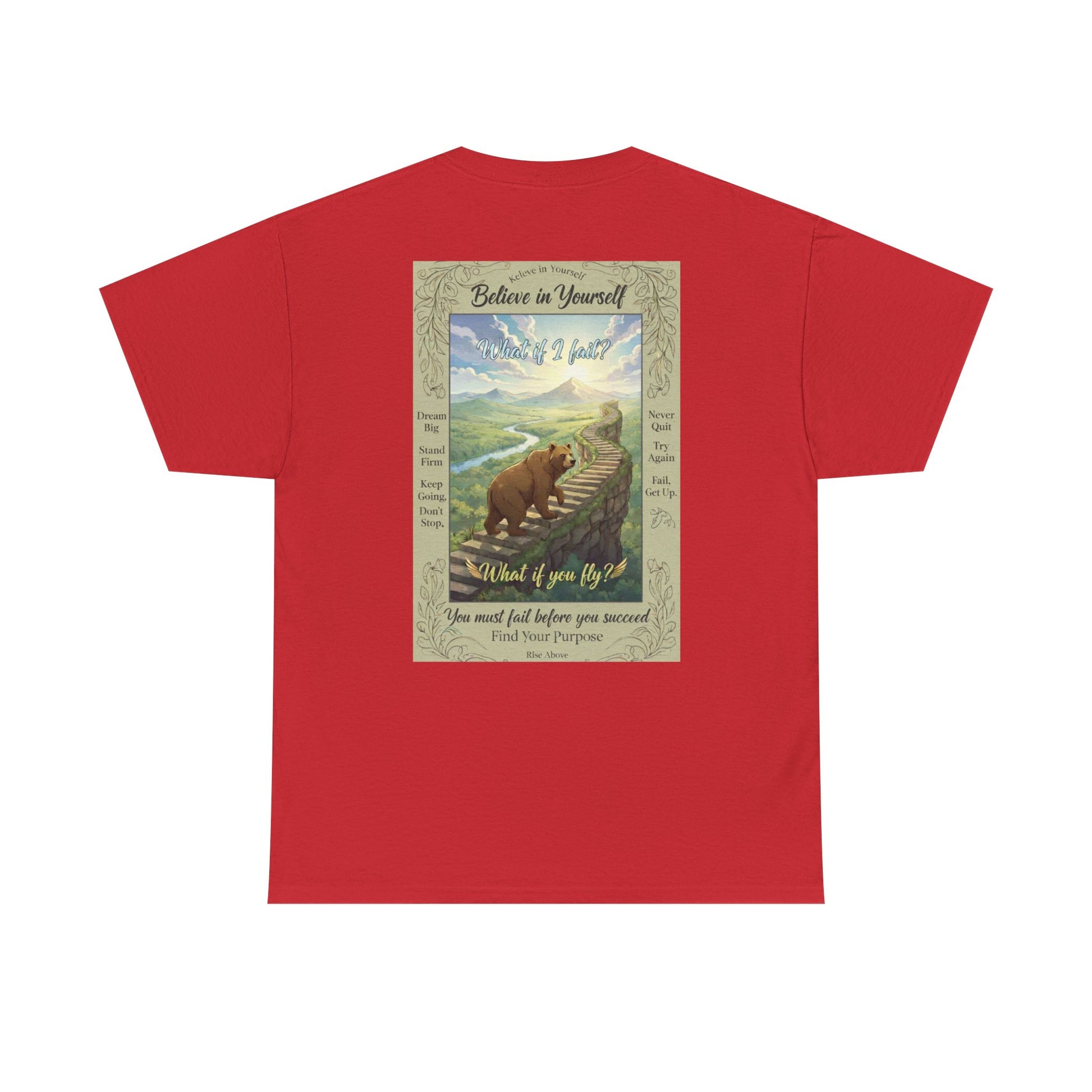 "What if I fail? What if You fly?" Soft Comfy T-Shirt