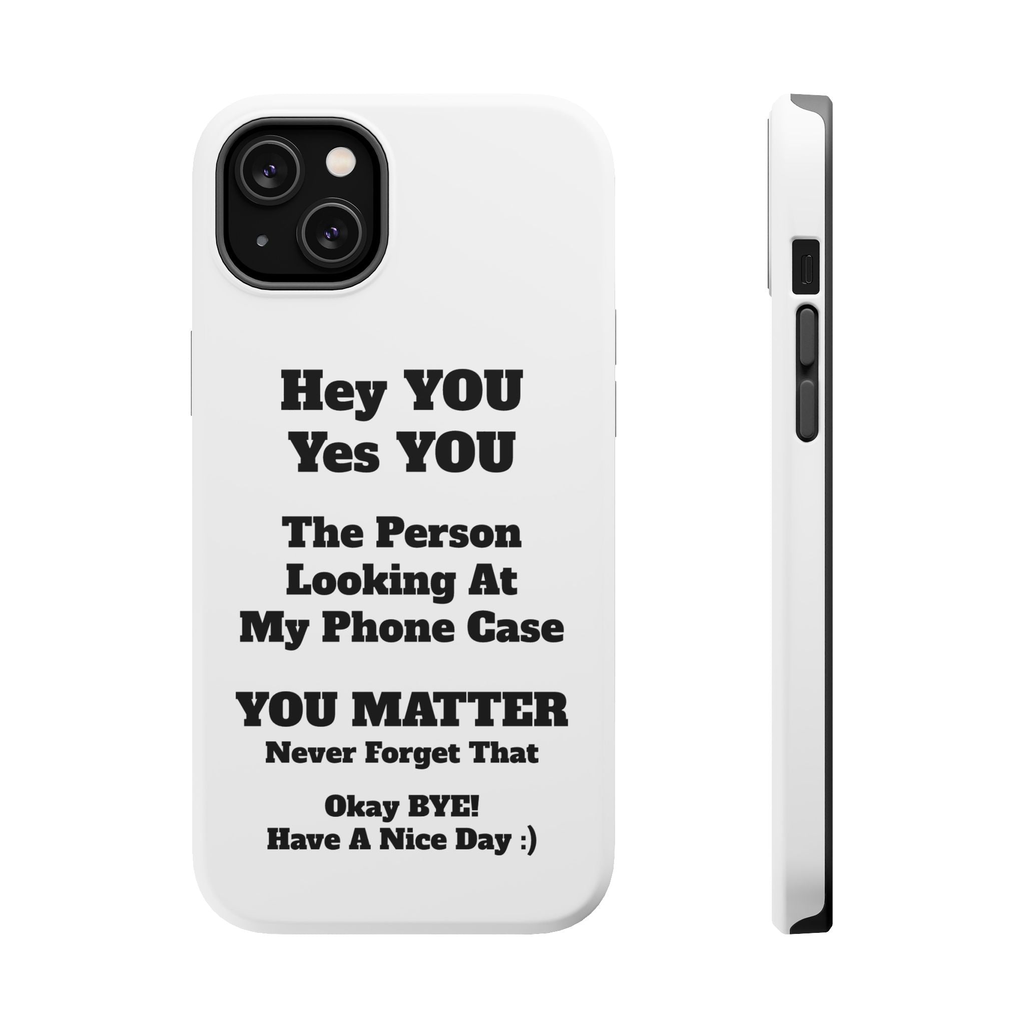 Affirmation iPhone Case — 'You Matter' Motivational Impact-Resistant Case - InspireWithPurpose