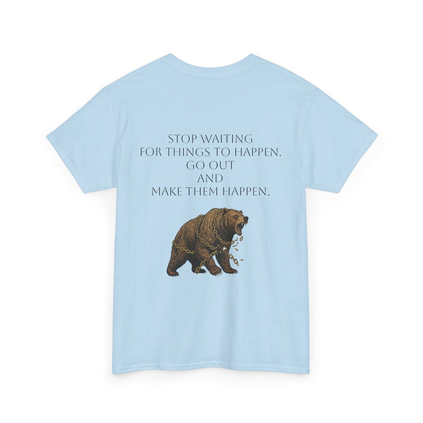 Purposeful Adventure Bear Tee - Vintage Inspired Cotton Comfort - InspireWithPurpose