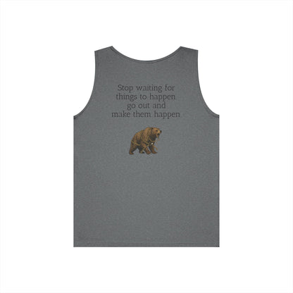 Outdoorsy Inspiration Cotton Tank Top - InspireWithPurpose