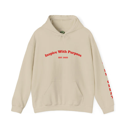 GREATNESS Heavyweight Motivational Hoodie with Engraved Mantra - InspireWithPurpose