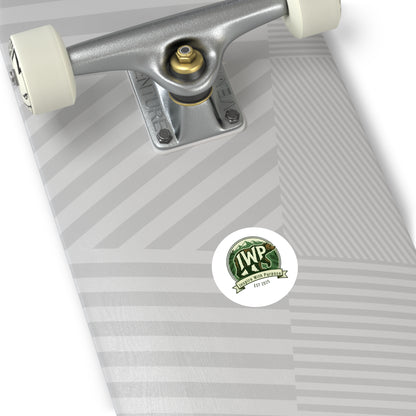 IWP Bear Round Sticker — "Inspire With Purpose" Outdoor/Indoor Durable Sticker - InspireWithPurpose