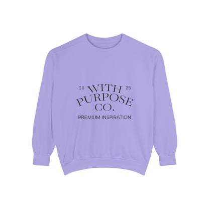 Embroidered Luxe Comfort Cotton-Blend Sweatshirt - InspireWithPurpose