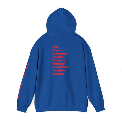 GREATNESS Heavyweight Motivational Hoodie with Engraved Mantra