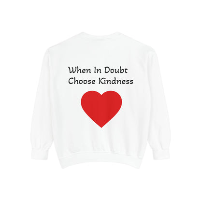 Be Kind Cozy Cotton Blend Sweatshirt – Relaxed & Thoughtful Fit - InspireWithPurpose