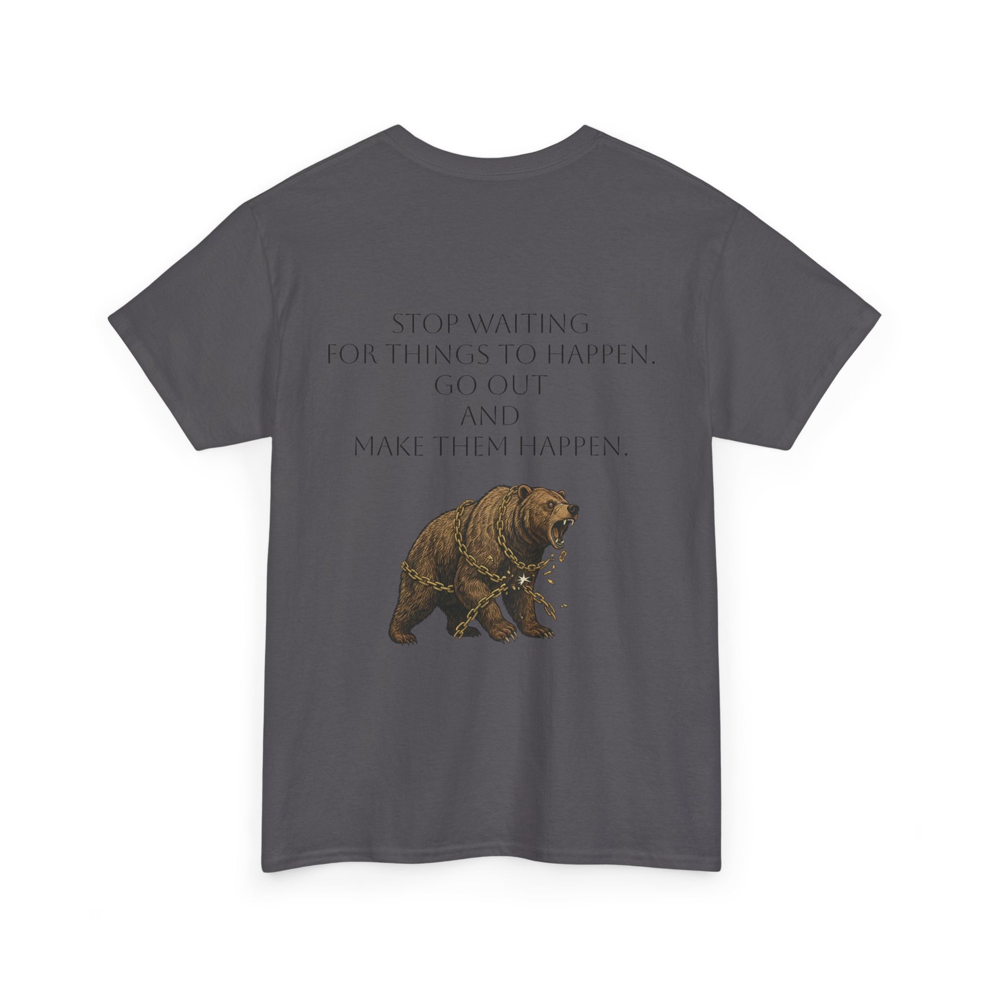 Purposeful Adventure Bear Tee - Vintage Inspired Cotton Comfort - InspireWithPurpose