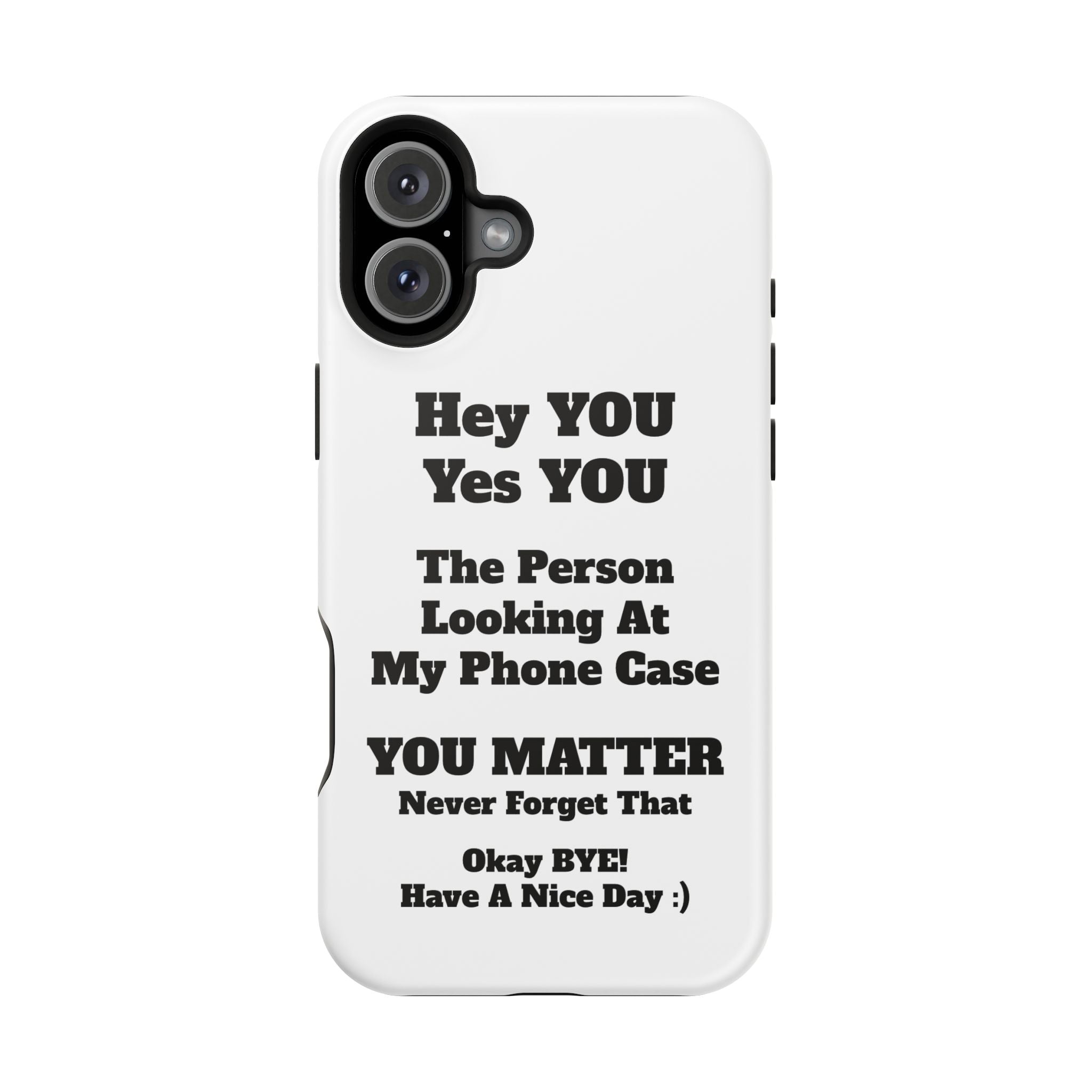 Affirmation iPhone Case — 'You Matter' Motivational Impact-Resistant Case - InspireWithPurpose