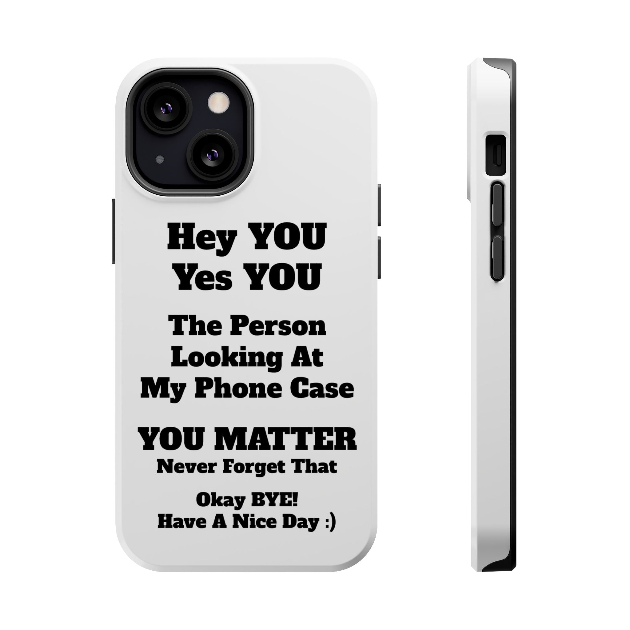 Affirmation iPhone Case — 'You Matter' Motivational Impact-Resistant Case - InspireWithPurpose