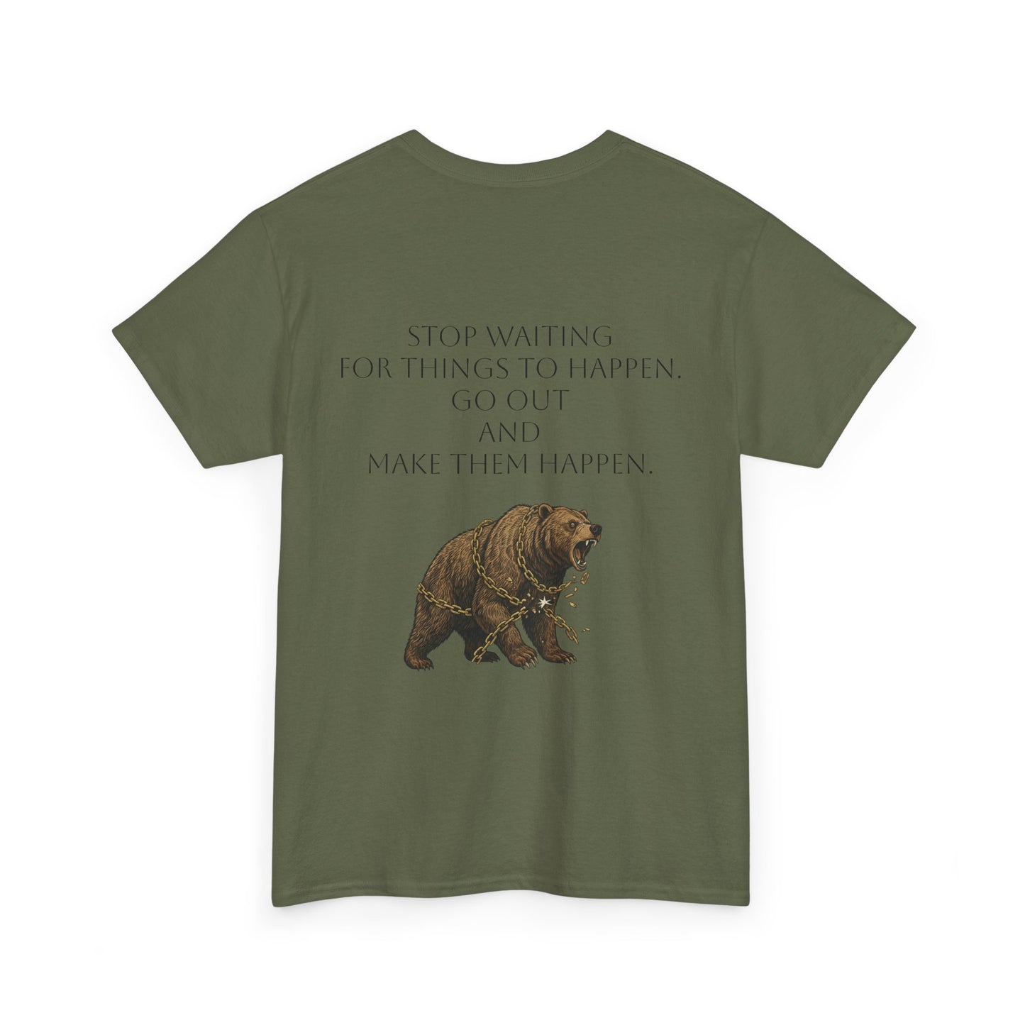 Purposeful Adventure Bear Tee - Vintage Inspired Cotton Comfort - InspireWithPurpose