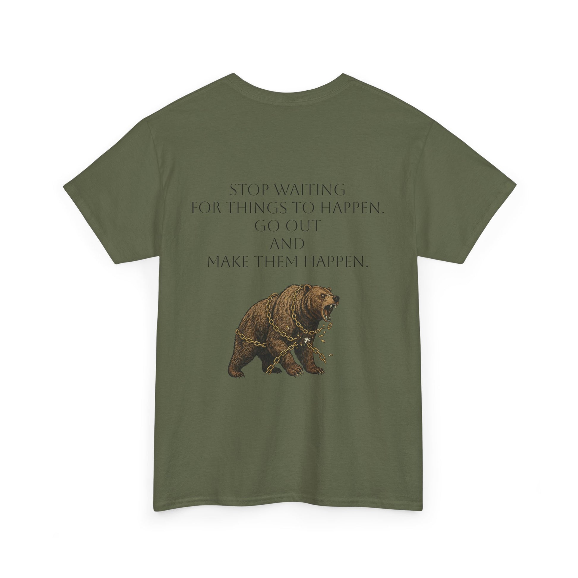 Purposeful Adventure Bear Tee - Vintage Inspired Cotton Comfort - InspireWithPurpose