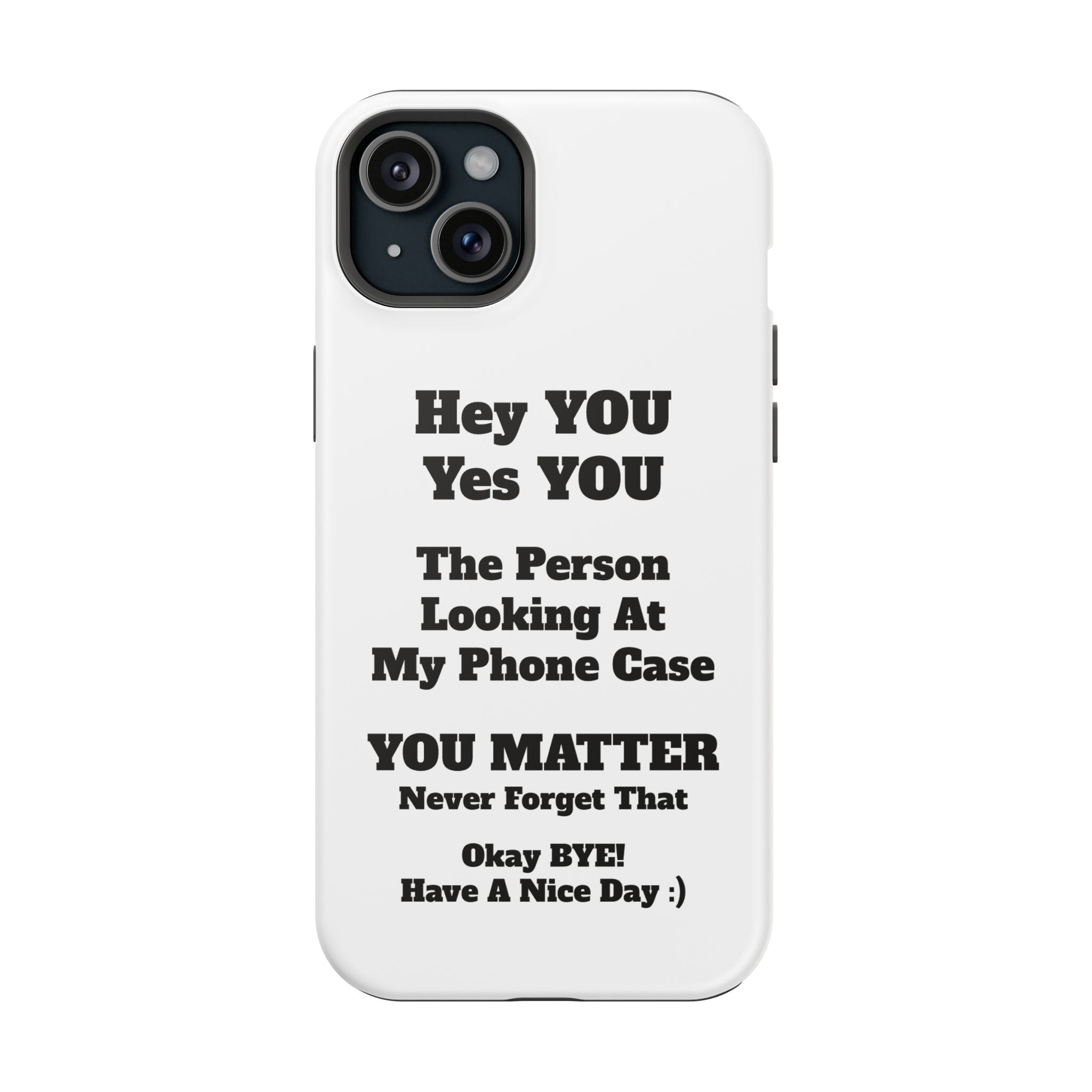 Affirmation iPhone Case — 'You Matter' Motivational Impact-Resistant Case - InspireWithPurpose