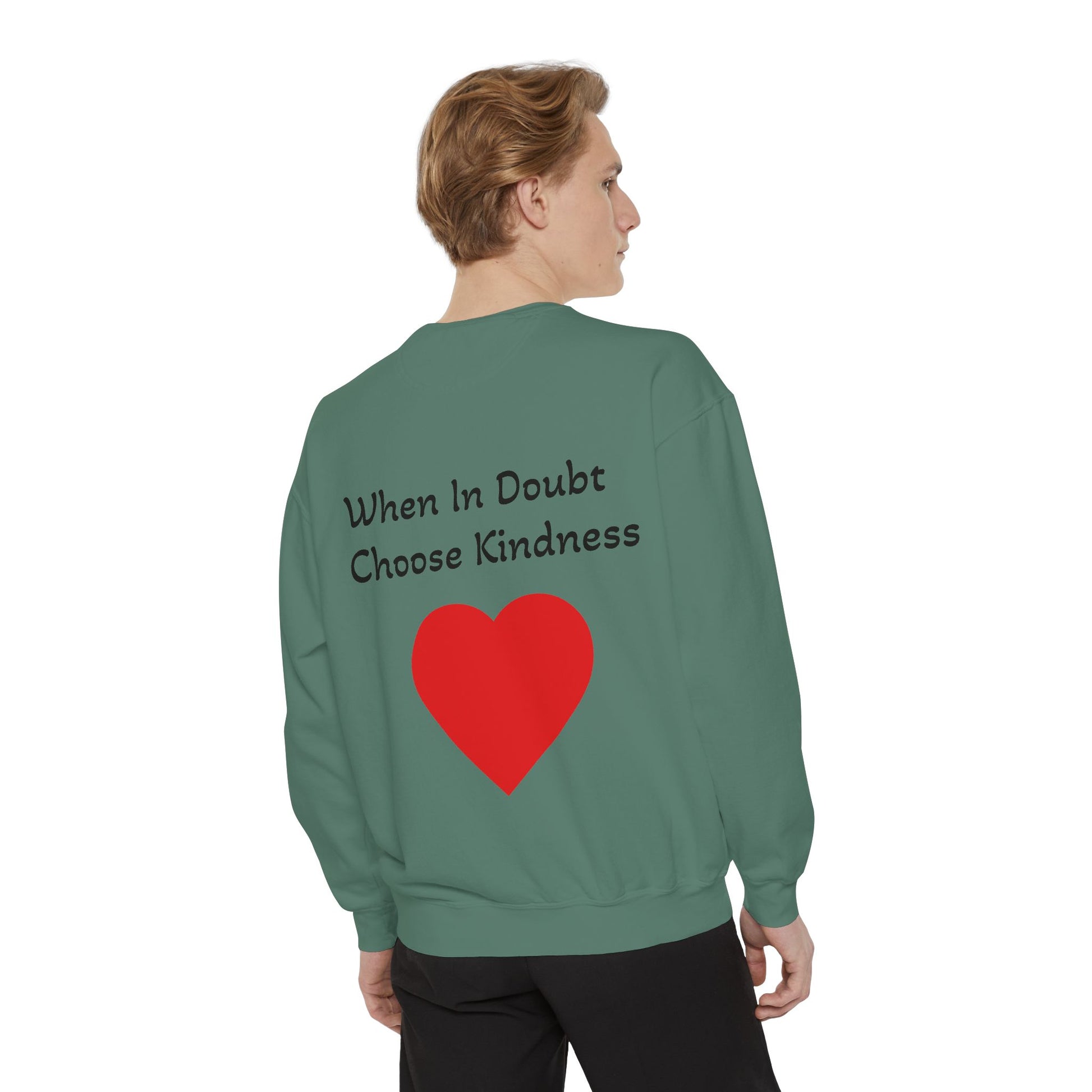 Be Kind Cozy Cotton Blend Sweatshirt – Relaxed & Thoughtful Fit - InspireWithPurpose