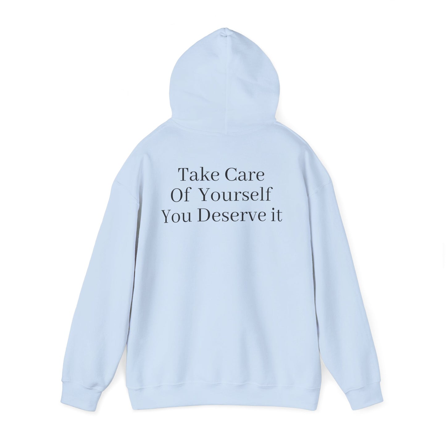 Serene Self-Care Hoodie: Cozy Cotton-Poly Comfort - InspireWithPurpose