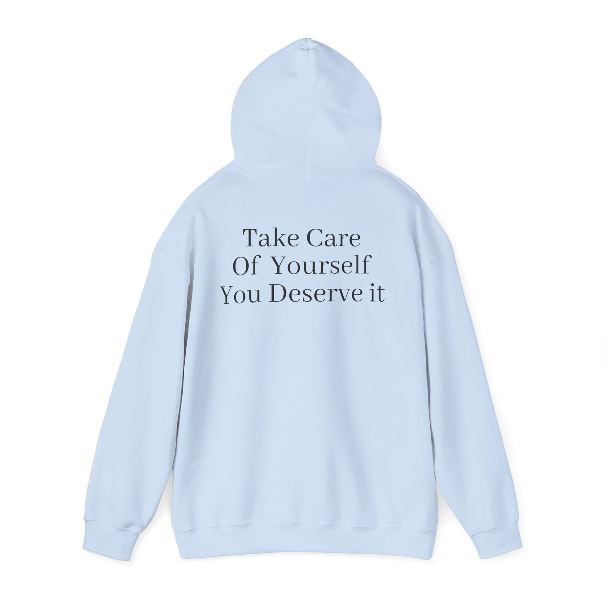 Serene Self-Care Hoodie: Cozy Cotton-Poly Comfort - InspireWithPurpose