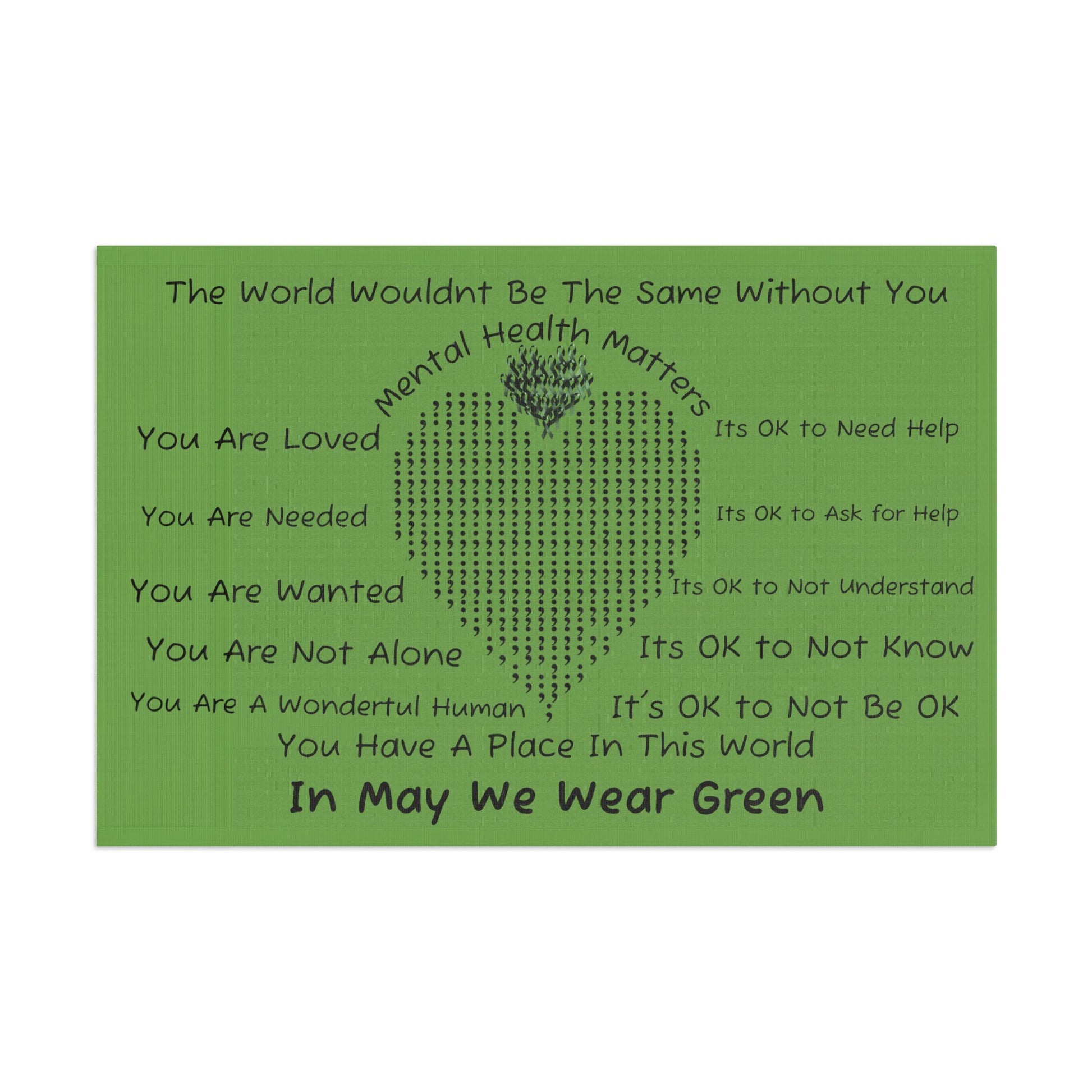 Mental Health Matters Flag - InspireWithPurpose