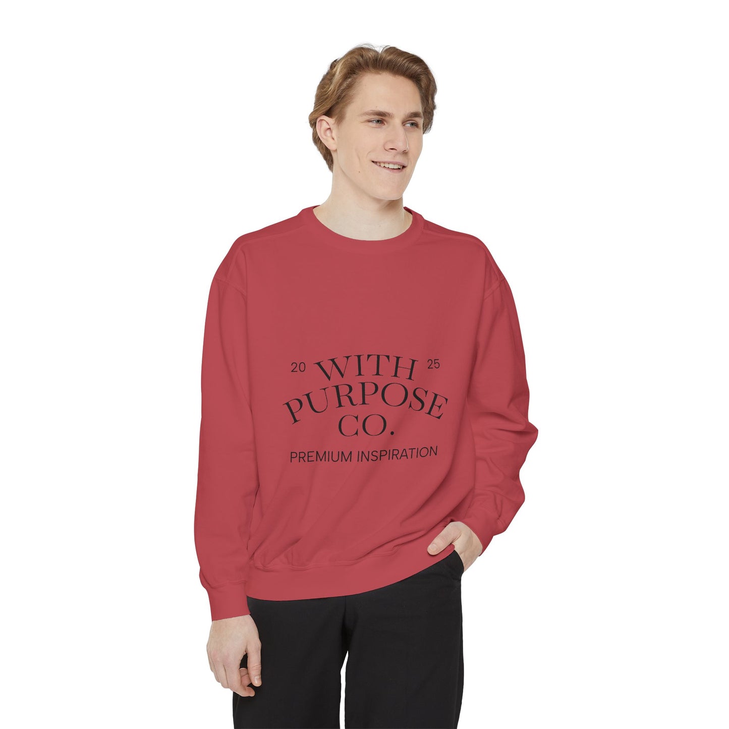 Cotton-Blend Sweatshirt- "Choose Positivity Instead of Negativity"