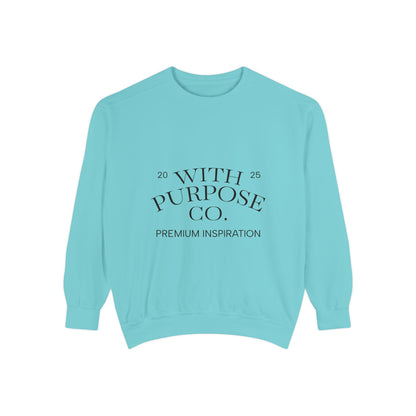 Embroidered Luxe Comfort Cotton-Blend Sweatshirt - InspireWithPurpose