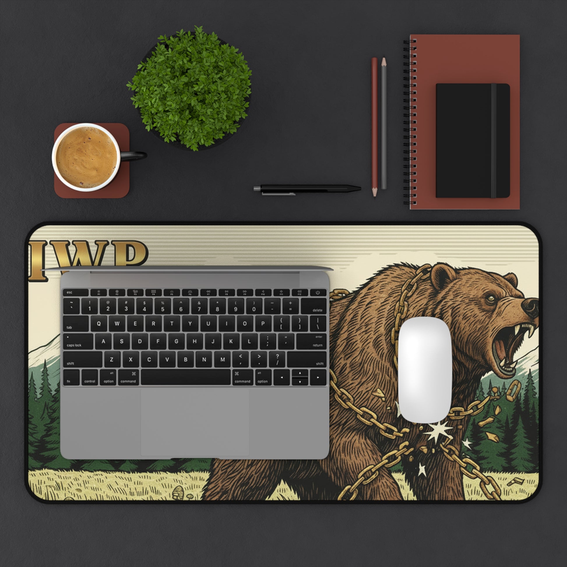 Customizable Neoprene Desk Mat – Anti-Slip, Durable & Versatile - InspireWithPurpose