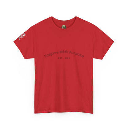 Cotton Tee With Back Quote-"An Empty Lantern..."