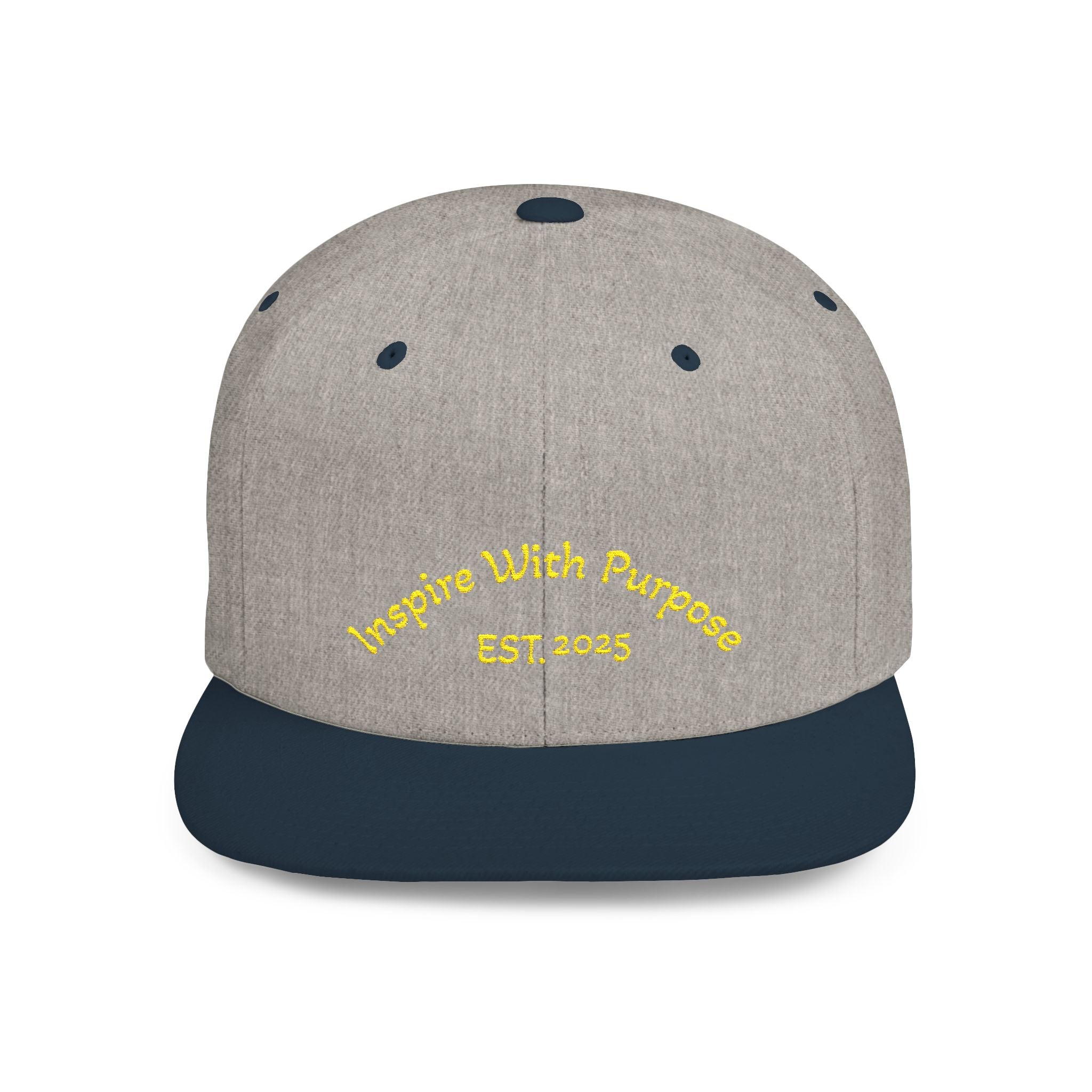 Flat Bill Snapback Hat — 