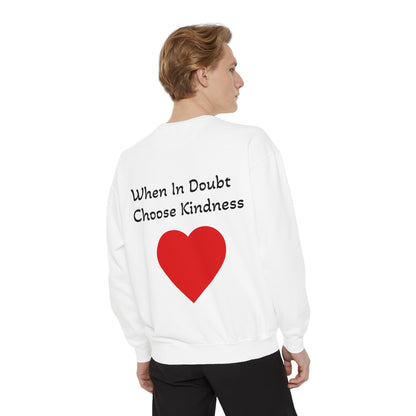Be Kind Cozy Cotton Blend Sweatshirt – Relaxed & Thoughtful Fit - InspireWithPurpose