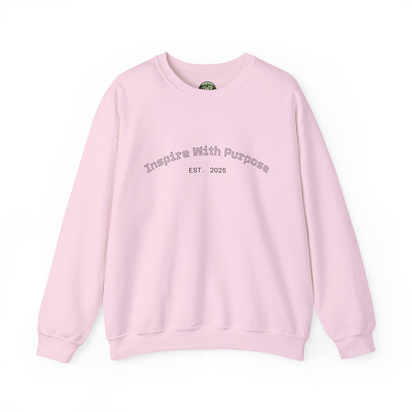 Crewneck Sweatshirt — “I Will Do It By Any Means Necessary” Motivational Back Print - InspireWithPurpose