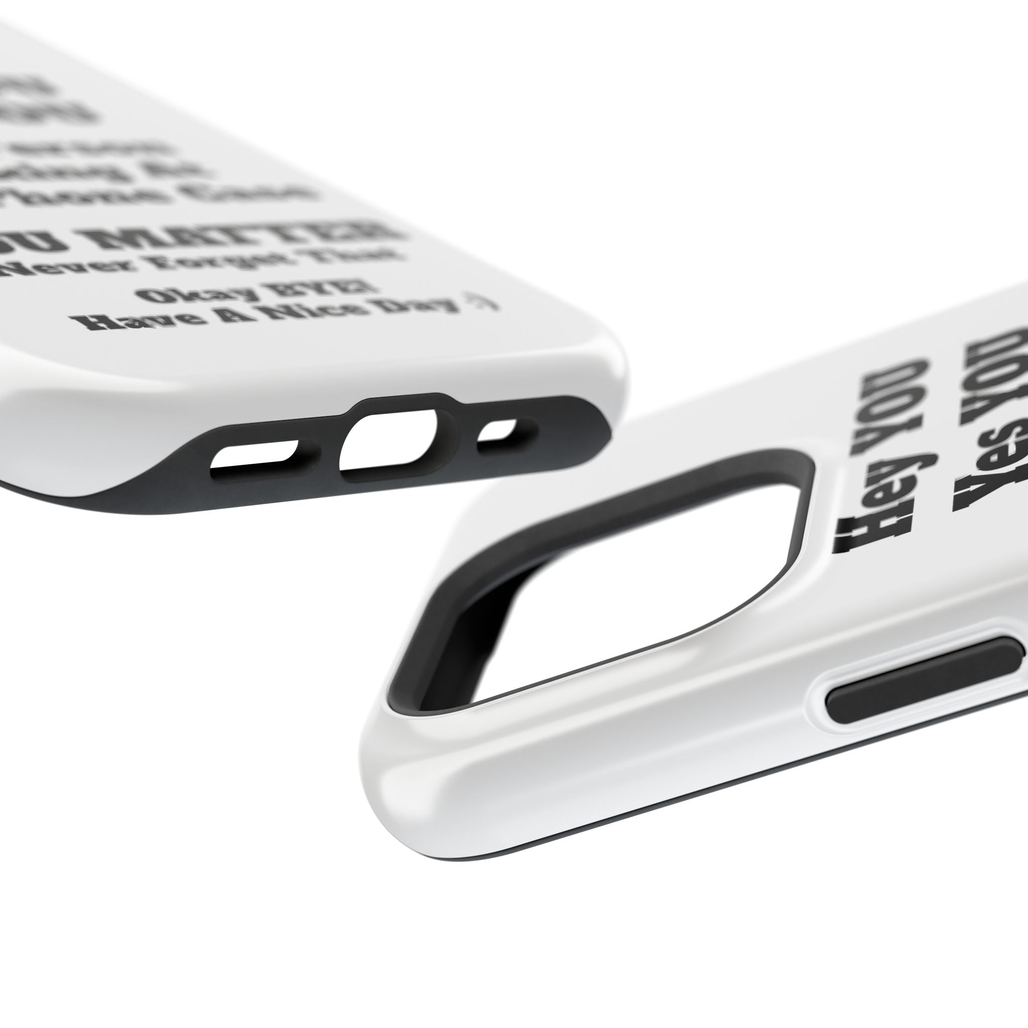 Affirmation iPhone Case — 'You Matter' Motivational Impact-Resistant Case