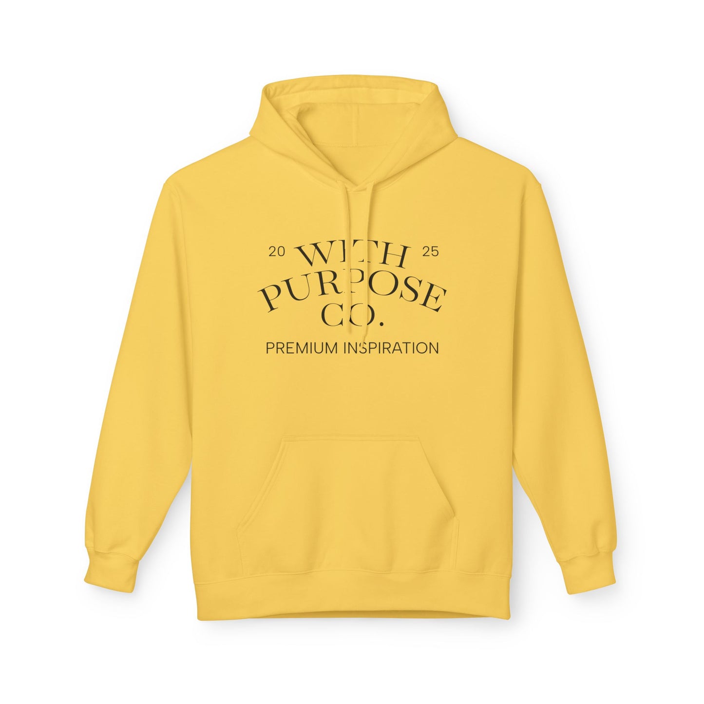 Kindness Comfort Classic: Eco-Friendly Midweight Fleece Hoodie - InspireWithPurpose