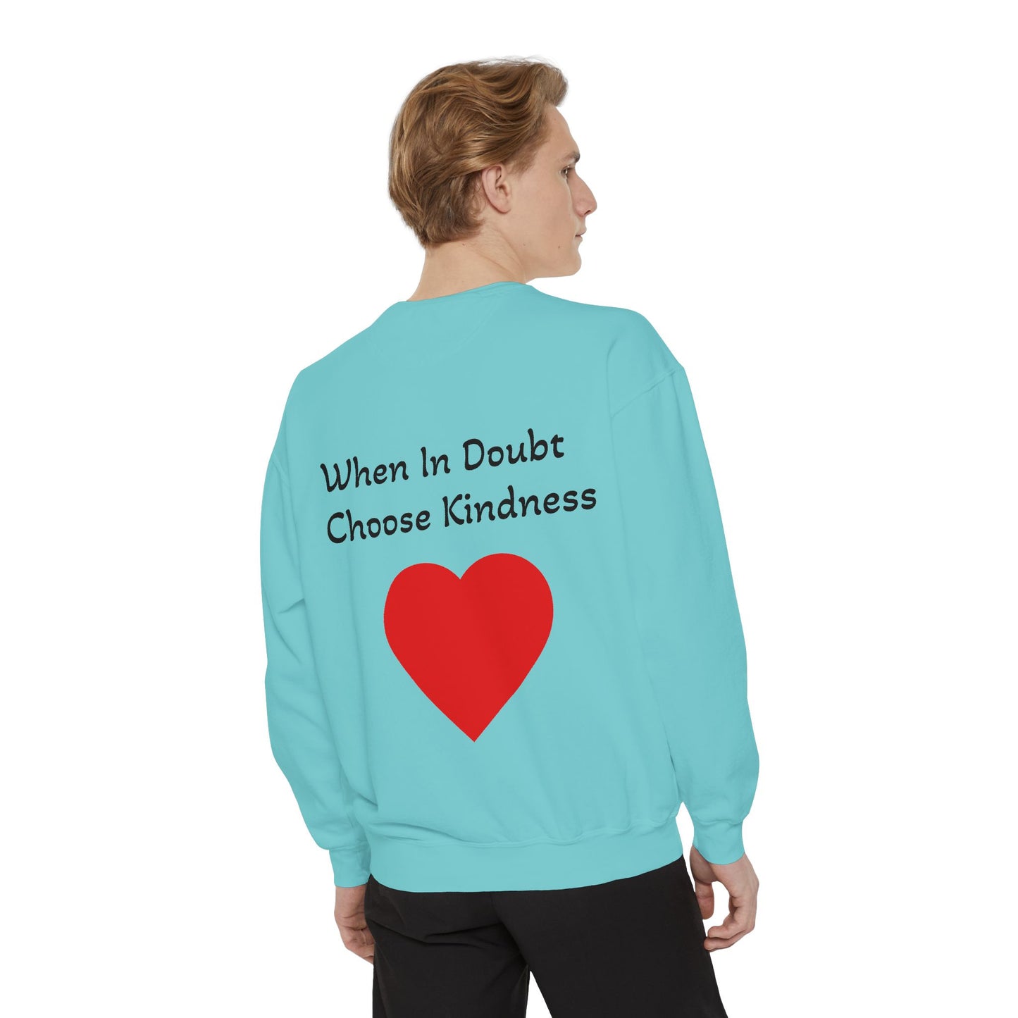 Be Kind Cozy Cotton Blend Sweatshirt – Relaxed & Thoughtful Fit - InspireWithPurpose