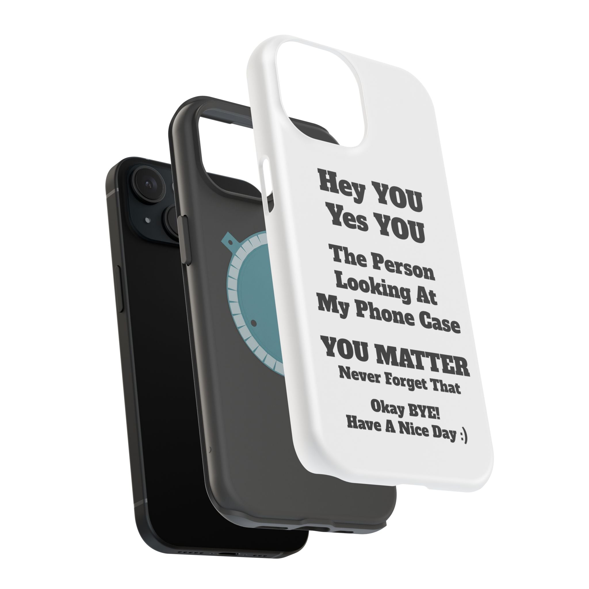 Affirmation iPhone Case — 'You Matter' Motivational Impact-Resistant Case