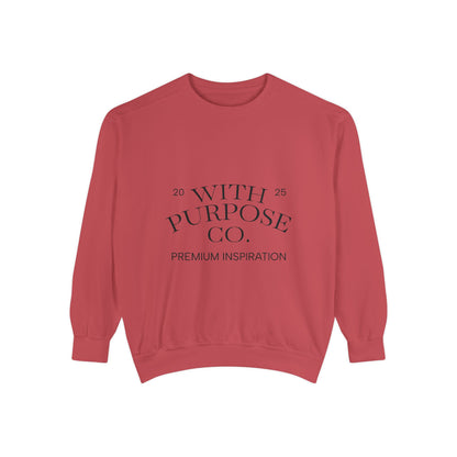 Embroidered Luxe Comfort Cotton-Blend Sweatshirt - InspireWithPurpose