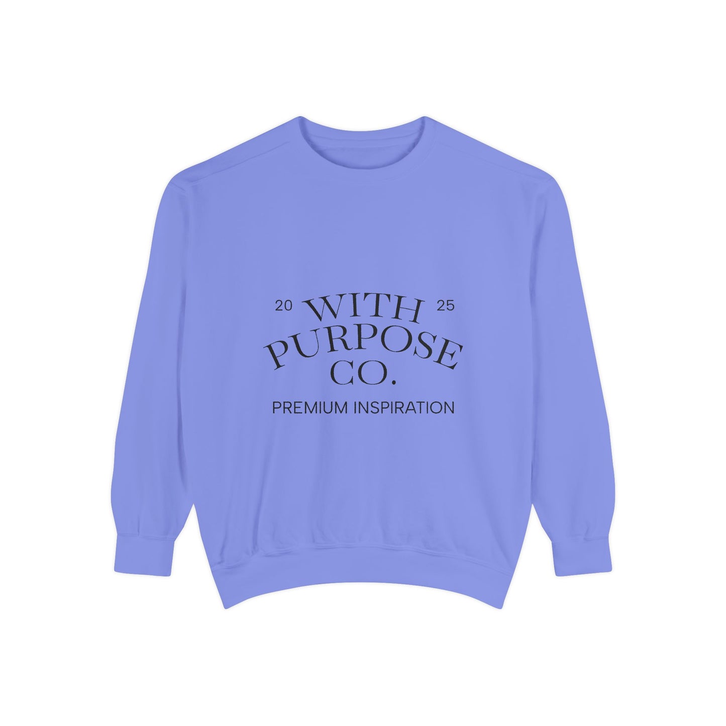 Embroidered Luxe Comfort Cotton-Blend Sweatshirt - InspireWithPurpose