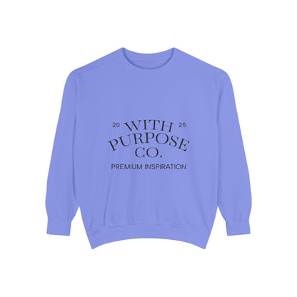 Embroidered Luxe Comfort Cotton-Blend Sweatshirt - InspireWithPurpose