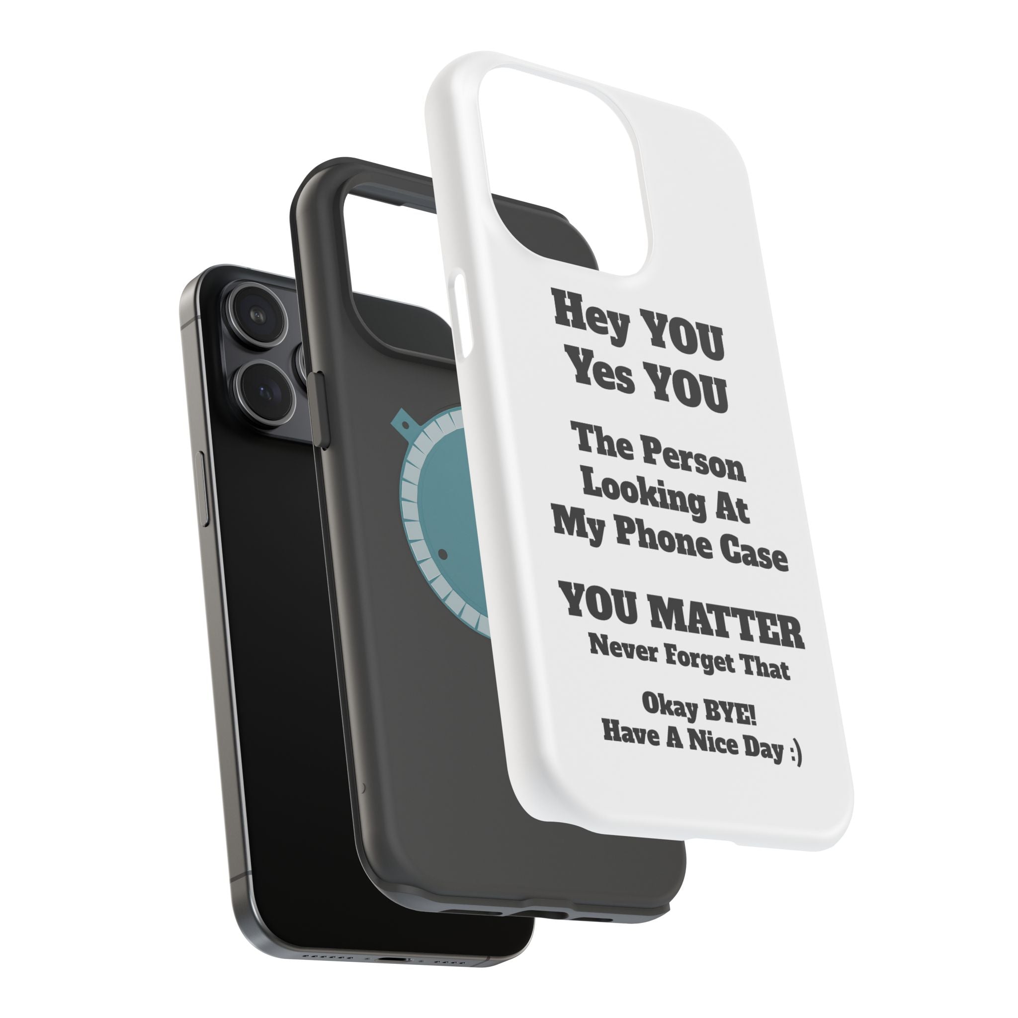 Affirmation iPhone Case — 'You Matter' Motivational Impact-Resistant Case