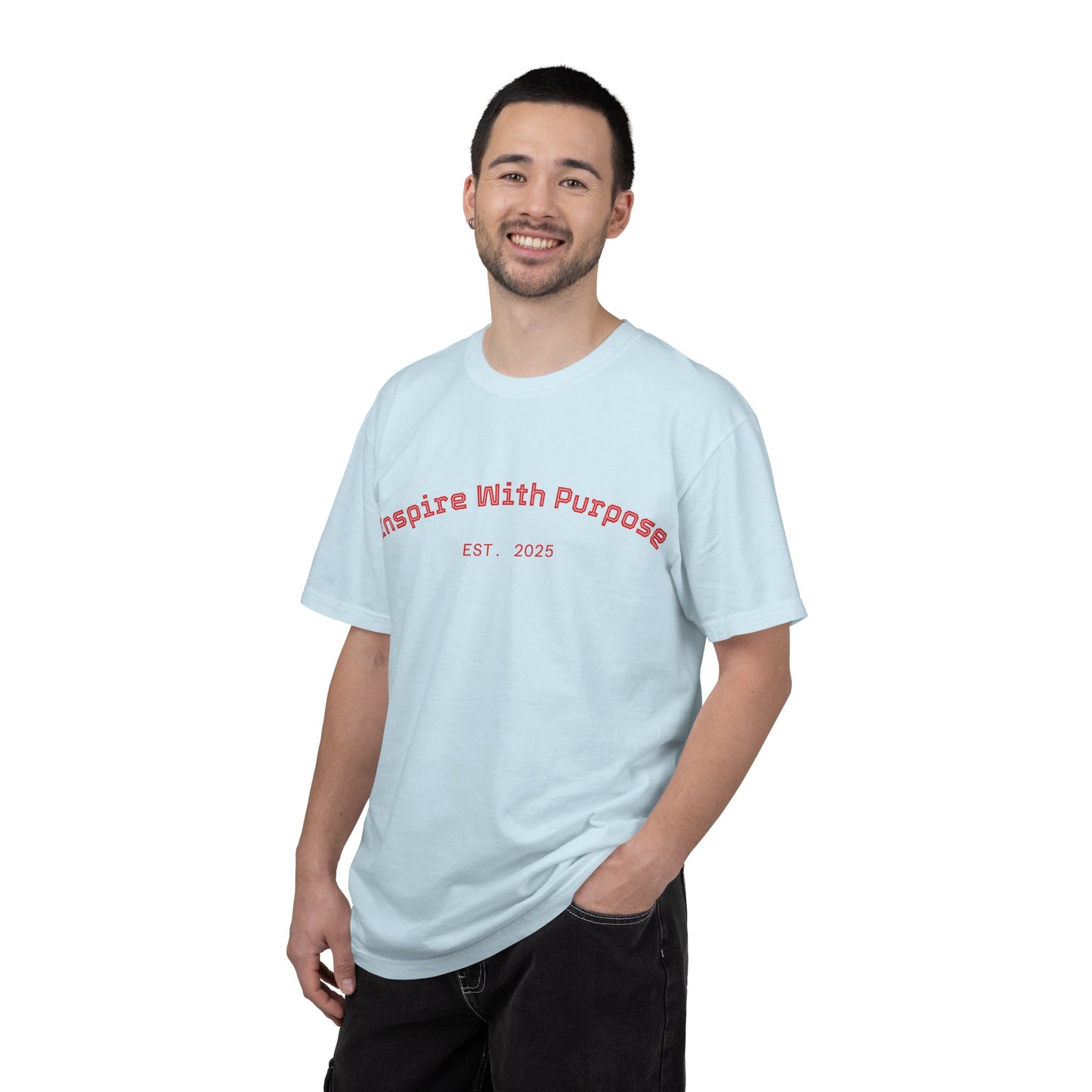 ComfyCotton Relaxed Fit Tee: 58 Colors, Durable & Soft - InspireWithPurpose