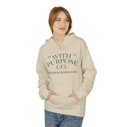 Kindness Comfort Classic: Eco-Friendly Midweight Fleece Hoodie - InspireWithPurpose