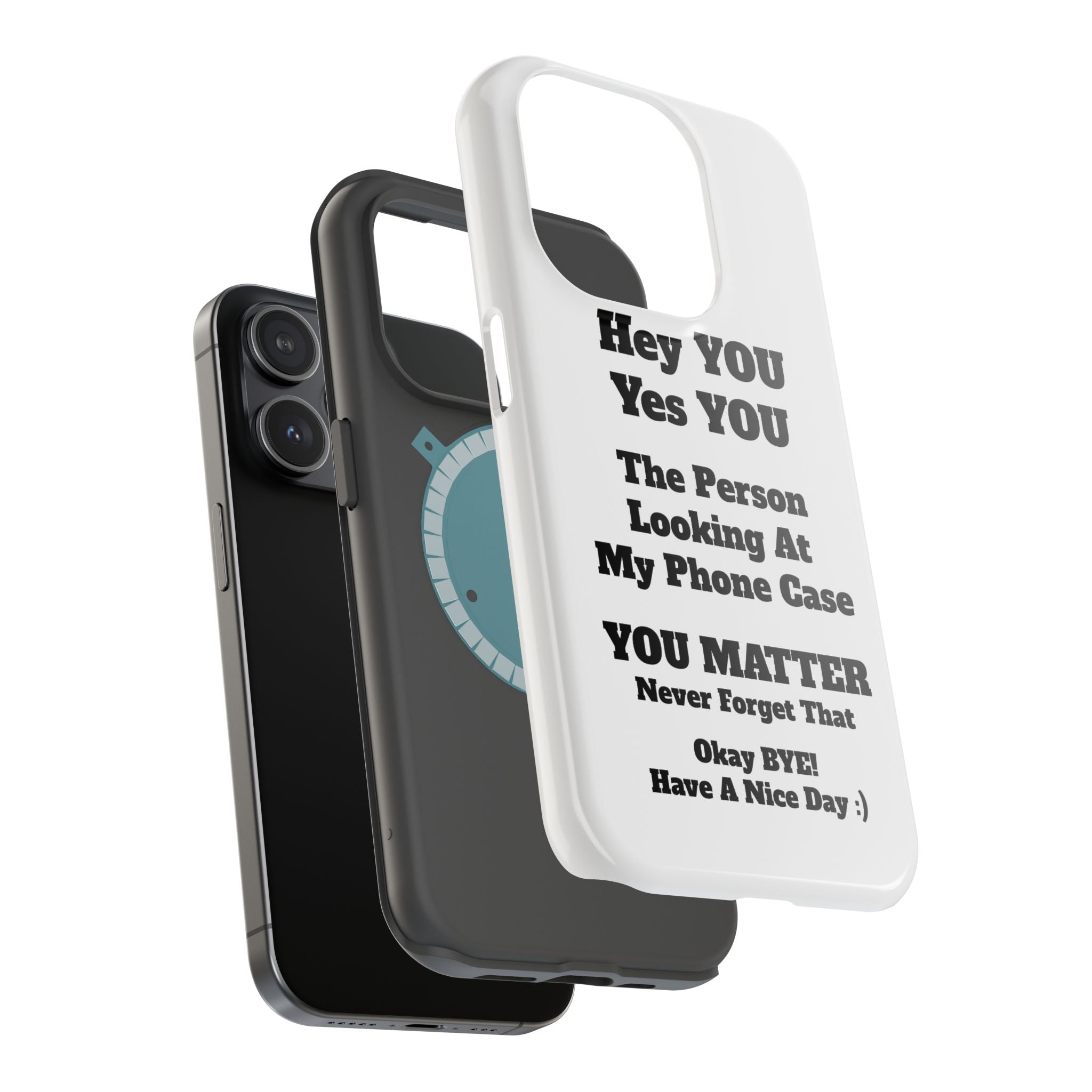 Affirmation iPhone Case — 'You Matter' Motivational Impact-Resistant Case
