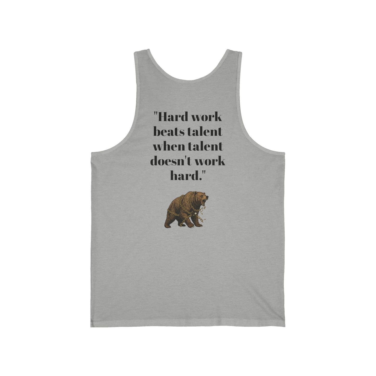 Determined Spirit Cotton Tank: Breathe, Run, Conquer - InspireWithPurpose