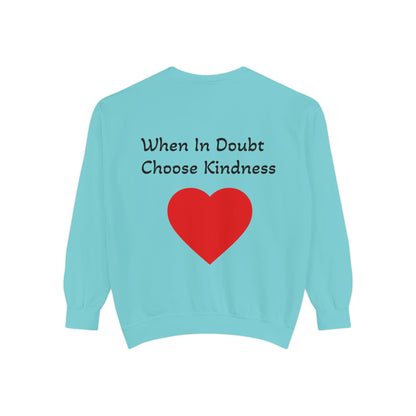 Be Kind Cozy Cotton Blend Sweatshirt – Relaxed & Thoughtful Fit - InspireWithPurpose
